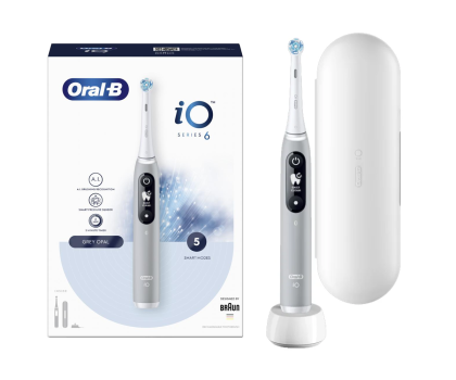 Szczoteczka elektryczna Oral-B Szczoteczka magnetyczna iO6 (szara)